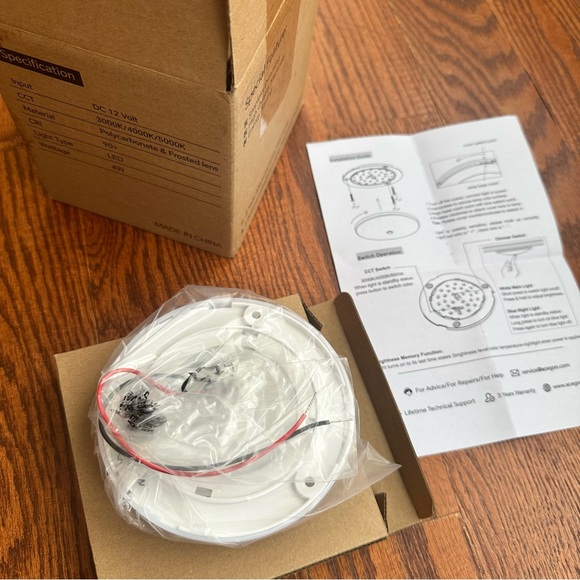 12V RV Ceiling Dome Light Bundle - Picture 2 of 2